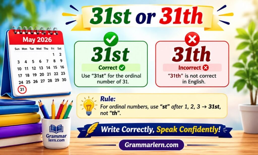31st or 31th