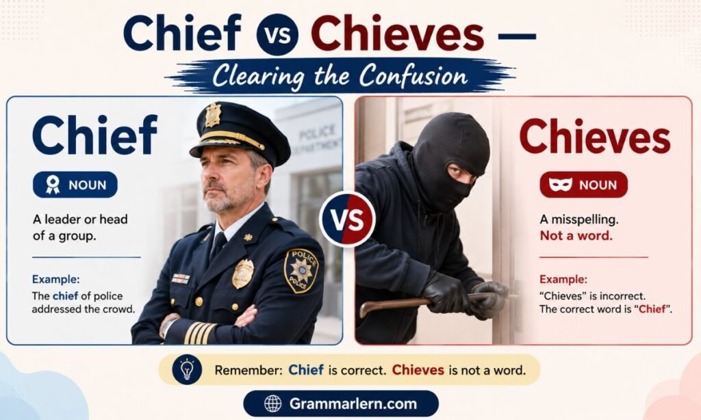 Chief vs Chieves — Clearing the Confusion