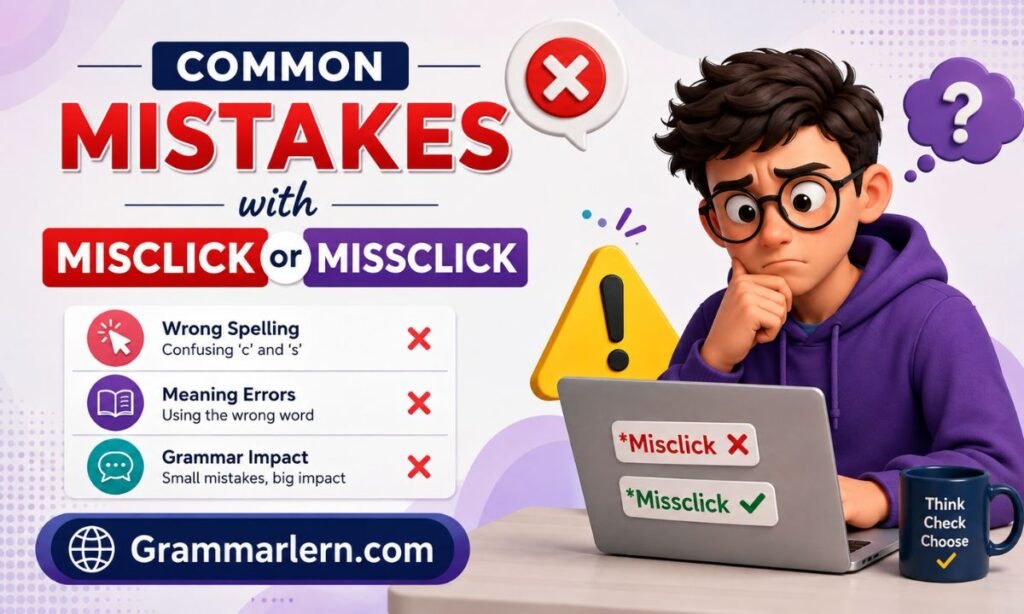 Common Mistakes with Misclick or Missclick ❌⚠️