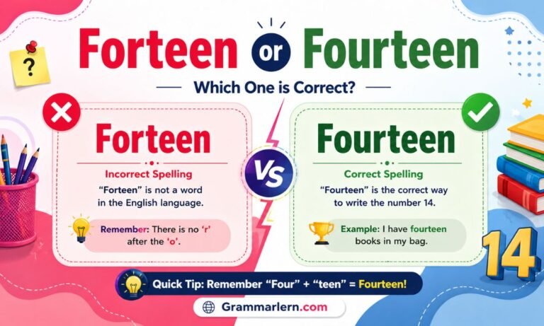 Forteen or Fourteen