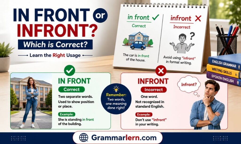 In Front or Infront