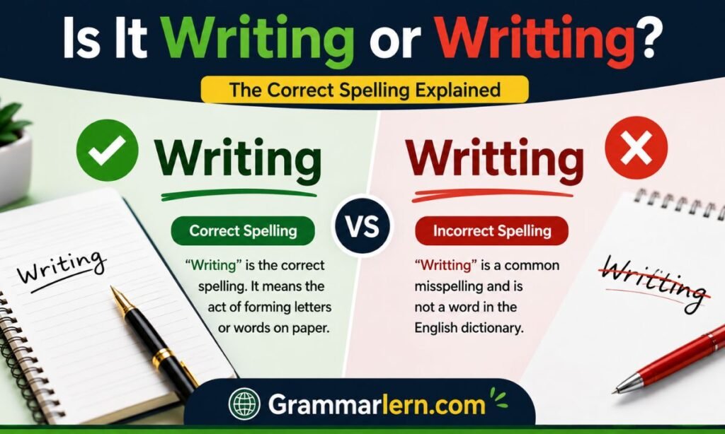 Is It Writing or Writting