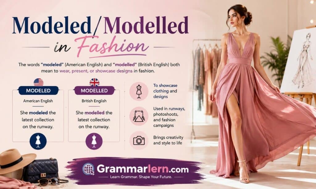 Modeled/Modelled in Fashion