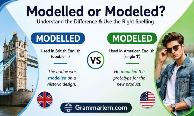 Modelled or Modeled