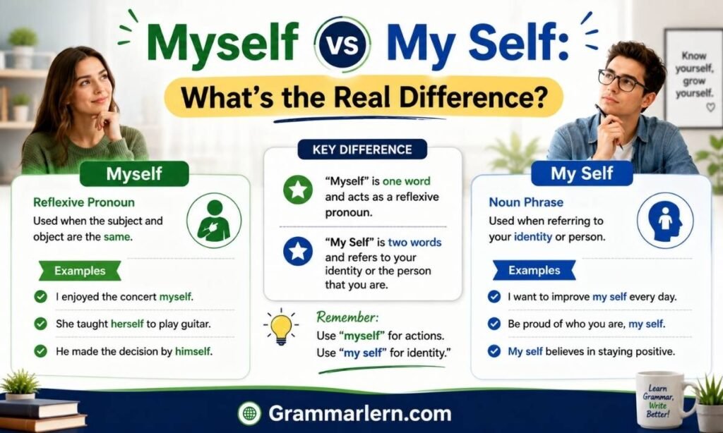 Myself vs My Self: What's the Real Difference?