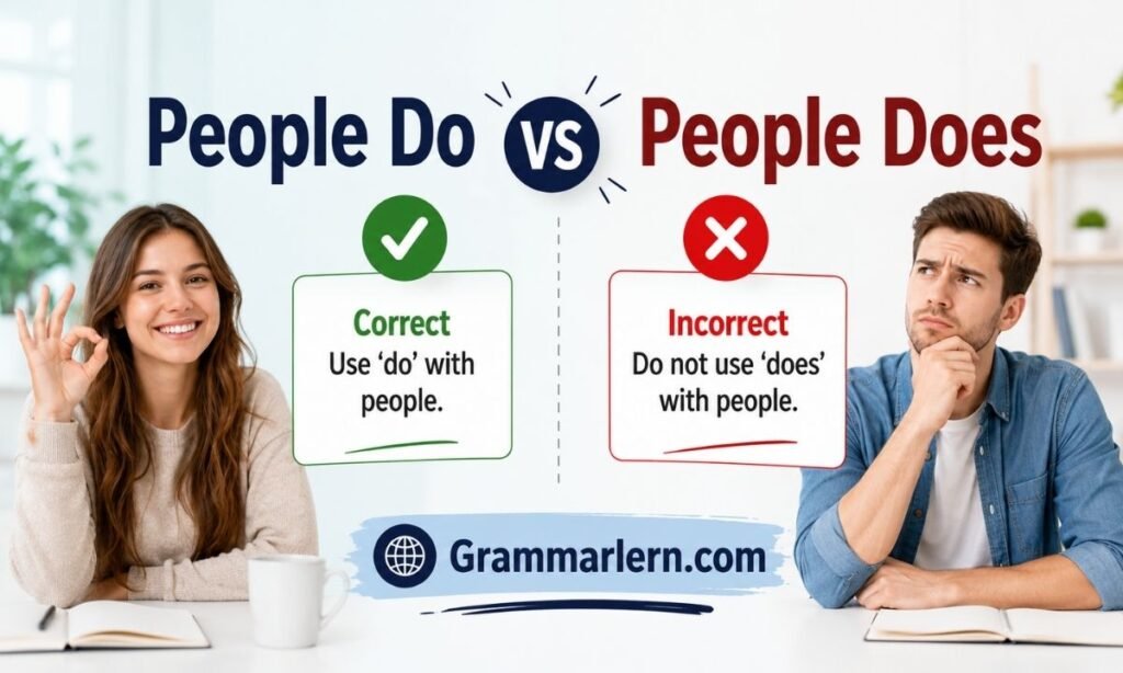 People Do vs People Does