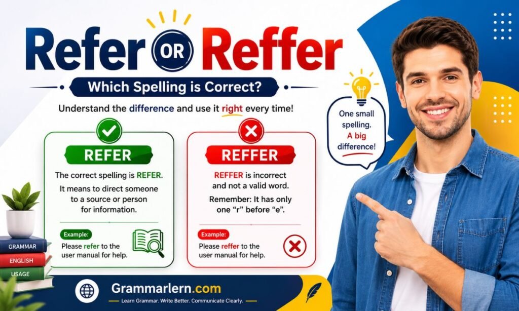 Refer or Reffer