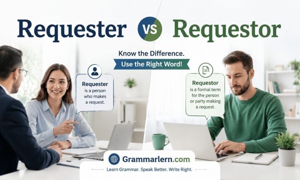 Requester vs Requestor