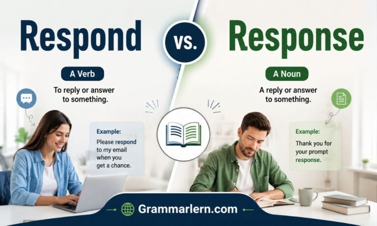 Respond vs. Response