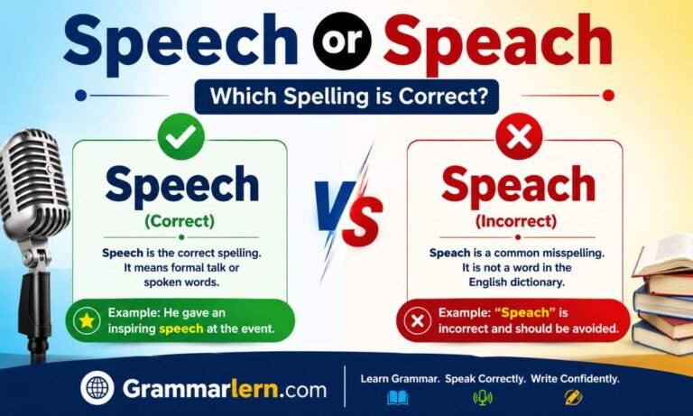 Speech or Speach