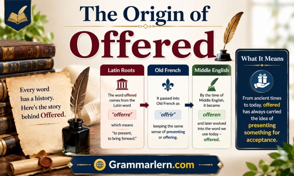The Origin of Offered 