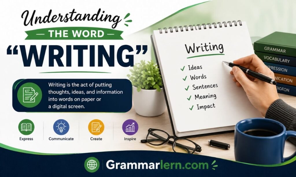 Understanding the Word "Writing"