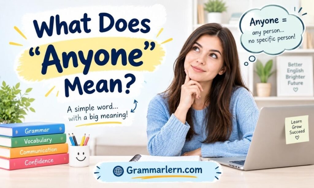 What Does "Anyone" Mean?