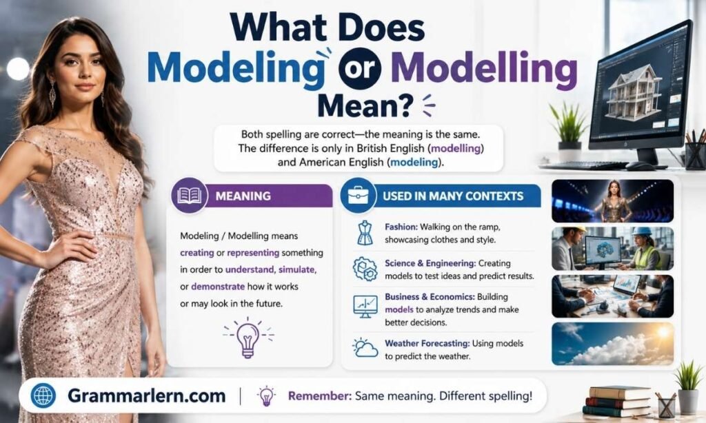 What Does Modeling or Modelling Mean?