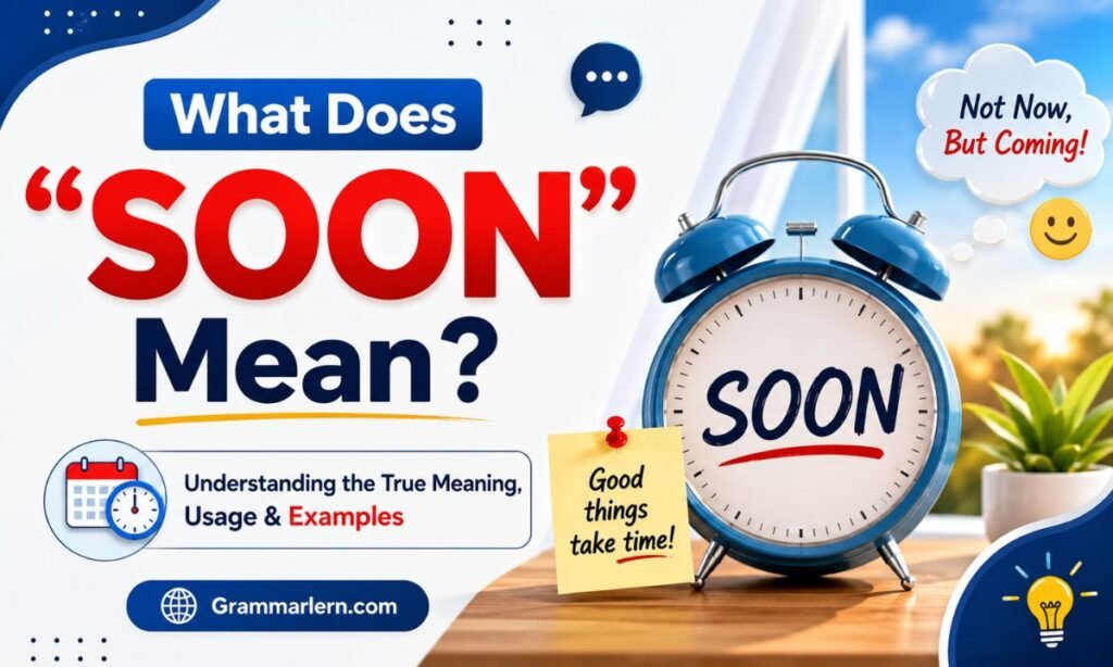 What Does "Soon" Mean?