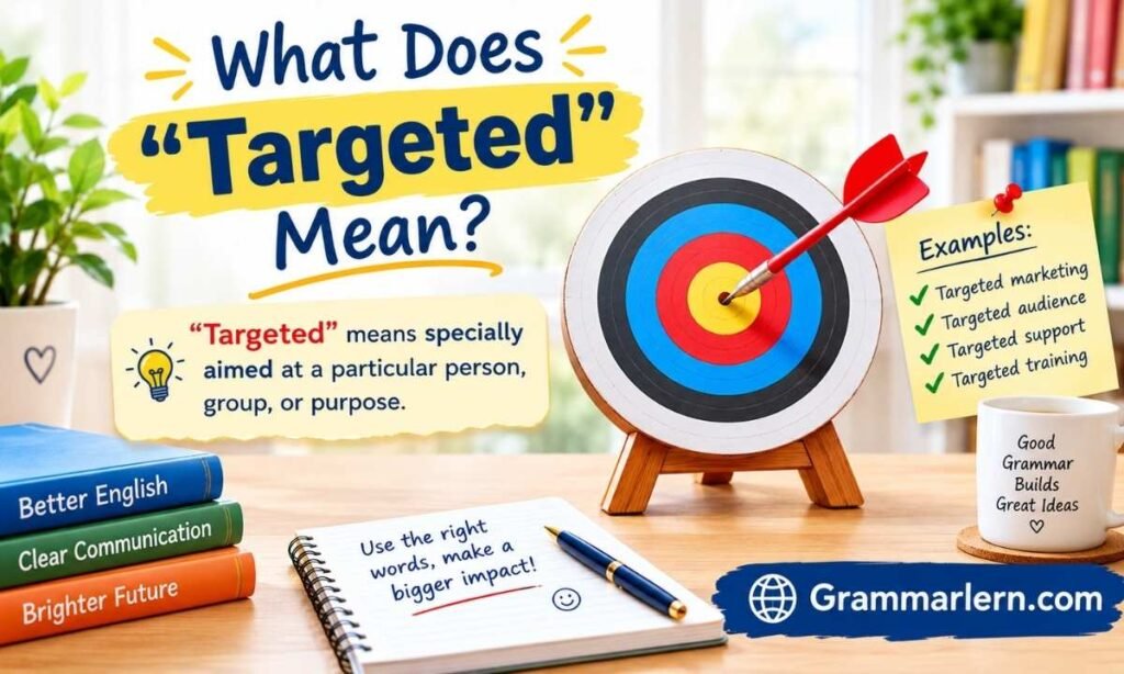 What Does "Targeted" Mean?
