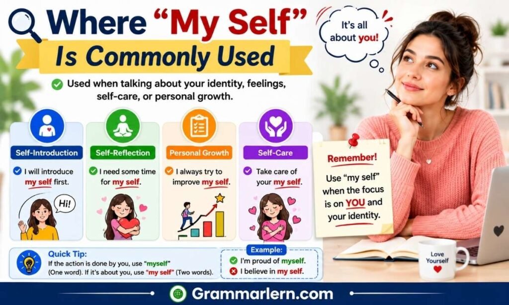 Where "My Self" Is Commonly Used