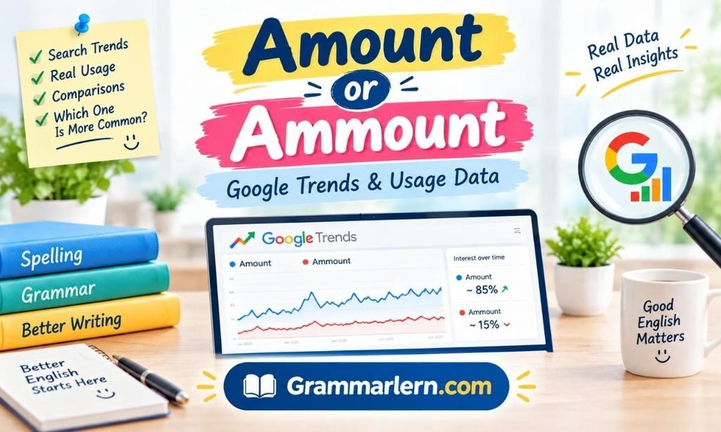 Amount or Ammount – Google Trends & Usage Data