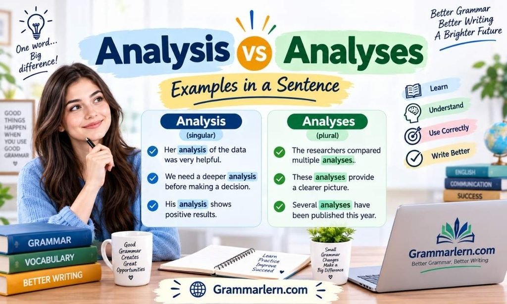 Analysis vs Analyses: Examples in a Sentence