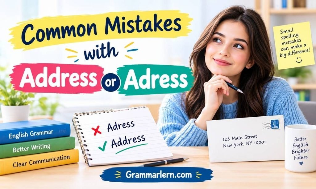 Common Mistakes with Address or Adress