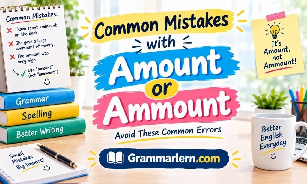 Common Mistakes with Amount or Ammount