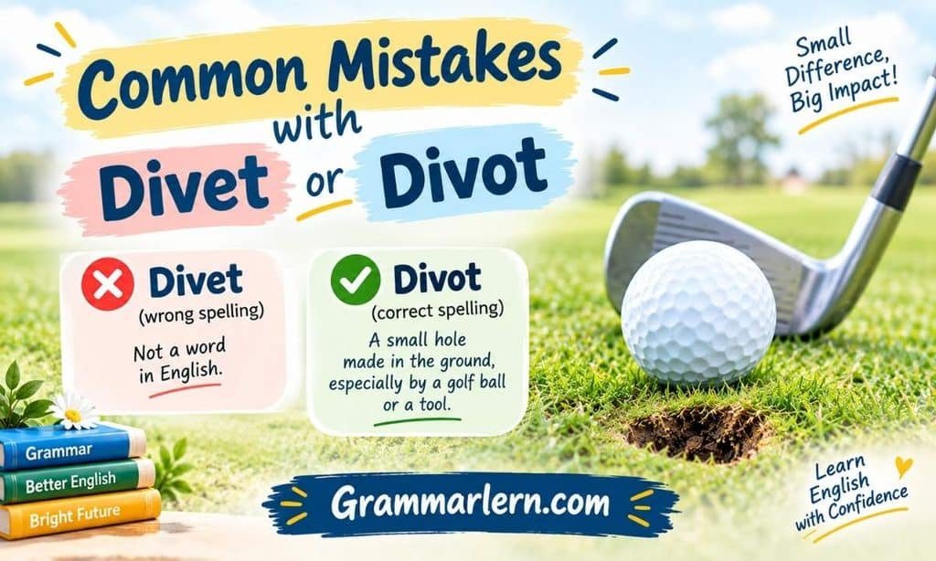Common Mistakes with Divet or Divot