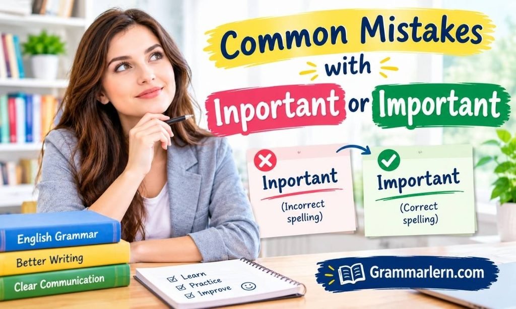 Common Mistakes with Inportant or Important