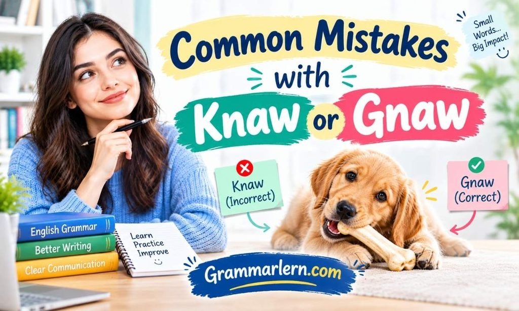Common Mistakes with Knaw or Gnaw
