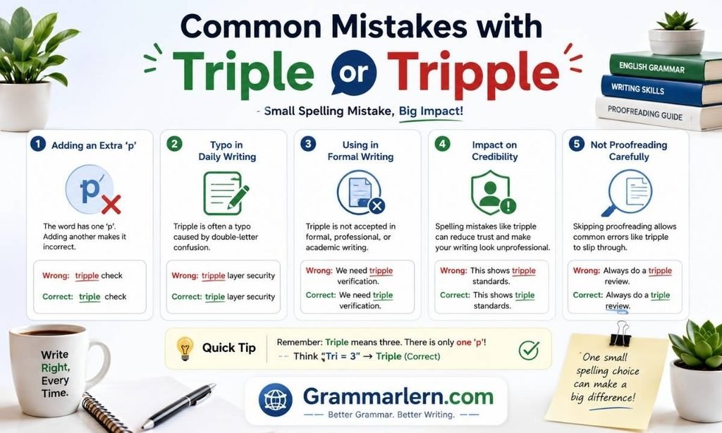 Common Mistakes with Triple or Tripple