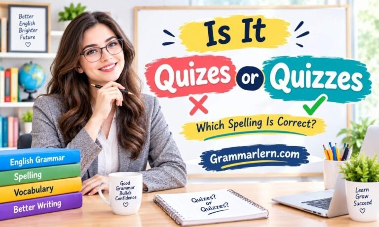 Is It Quizes or Quizzes