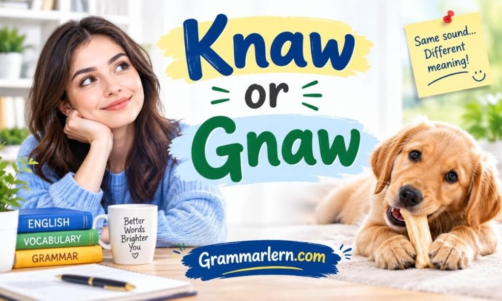 Knaw or Gnaw