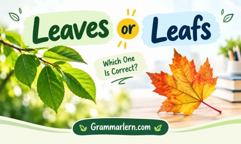 Leaves or Leafs