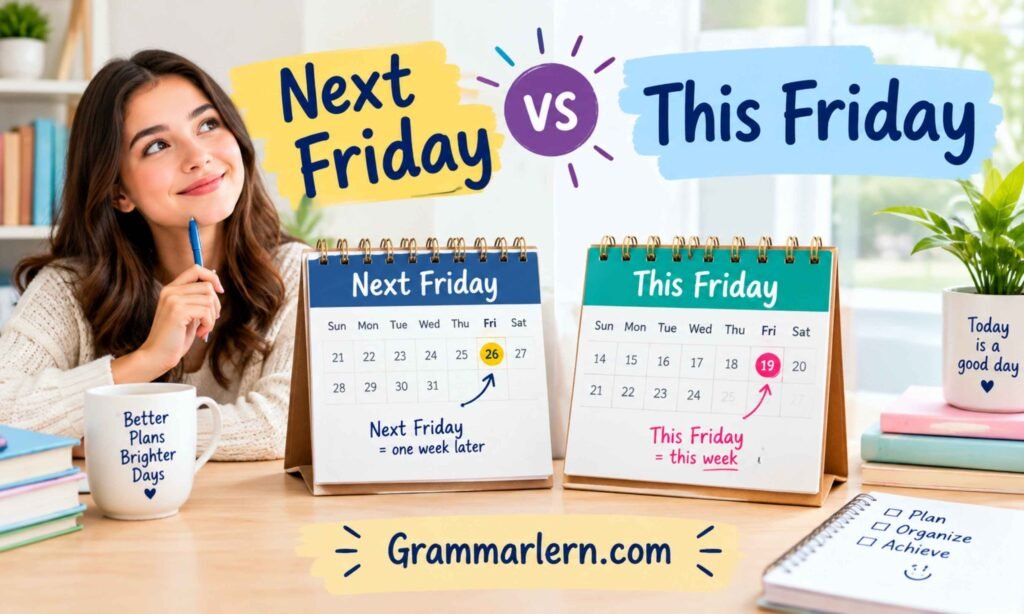 Next Friday vs This Friday (1)