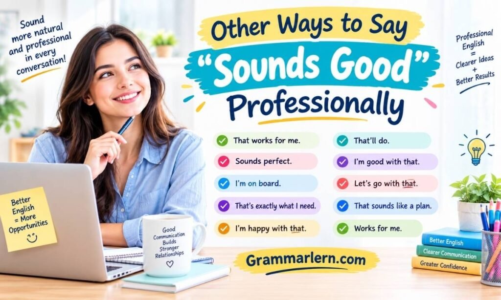 Other Ways to Say Sounds Good Professionally