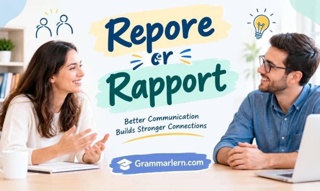 Repore or Rapport