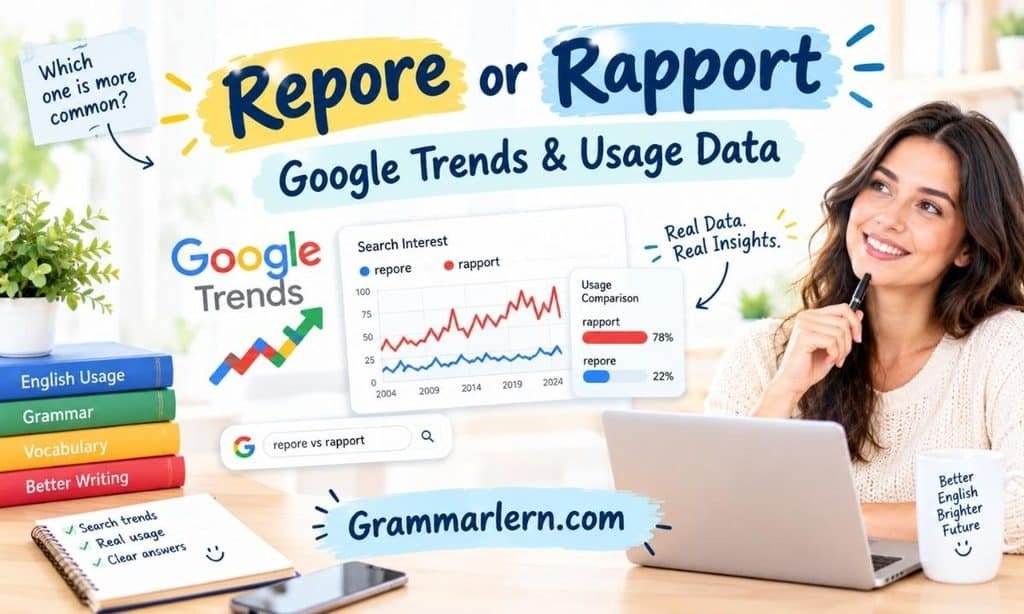 Repore or Rapport – Google Trends & Usage Data