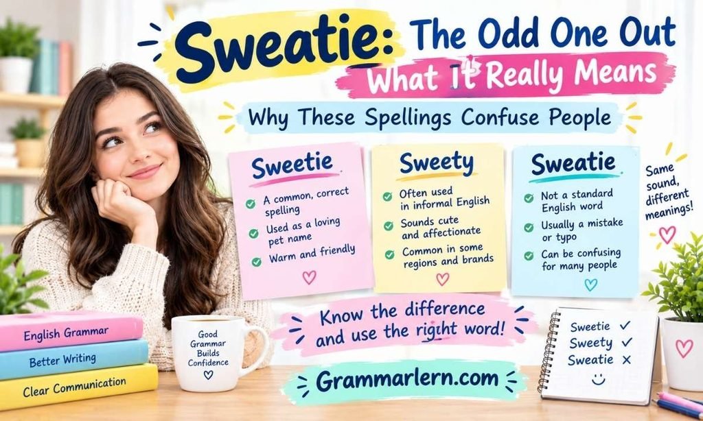 Sweatie: The Odd One Out What It Really Means