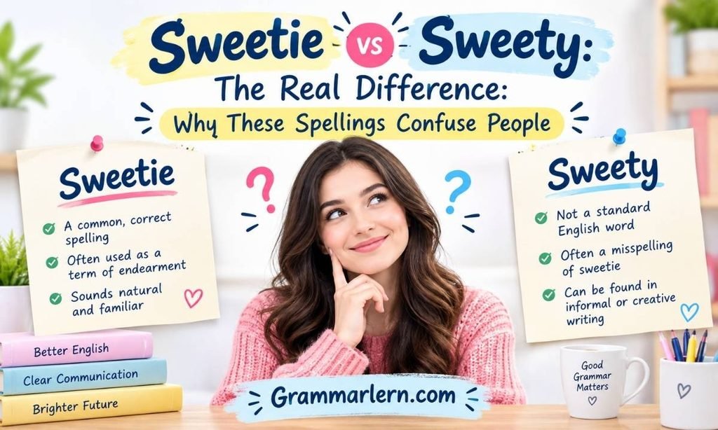 Sweetie vs Sweety: The Real Difference