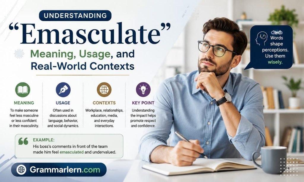 Understanding "Emasculate": Meaning, Usage, and Real-World Contexts