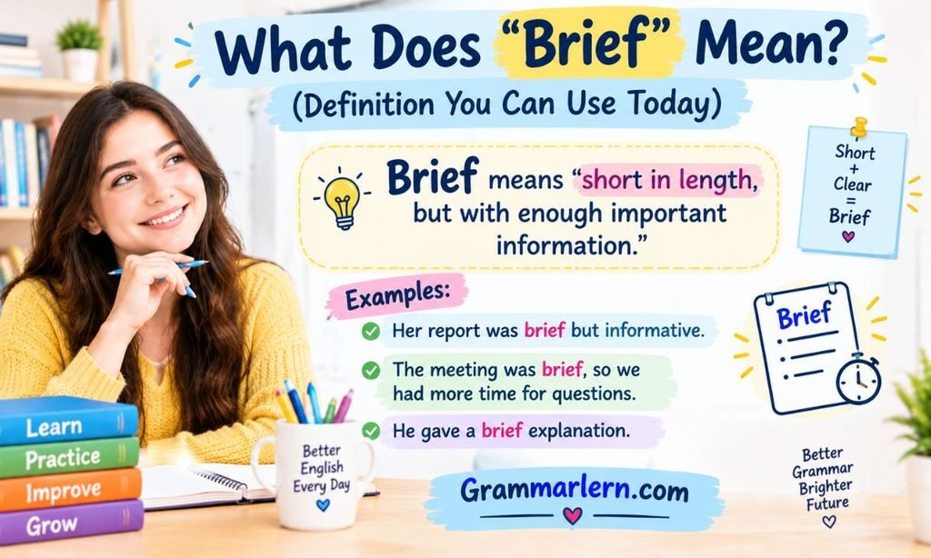What Does "Brief" Mean? (Definition You Can Use Today)