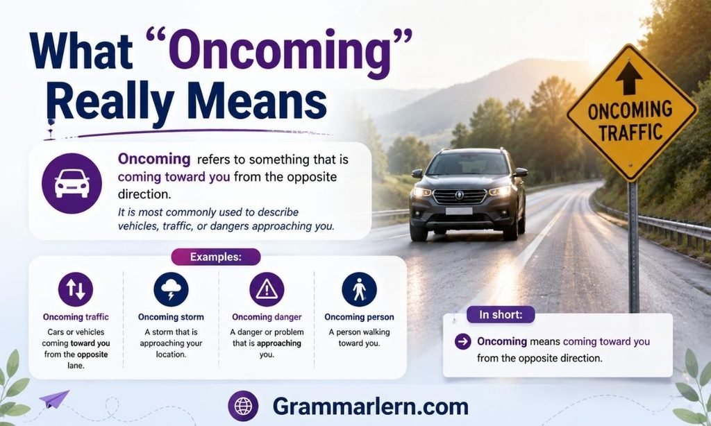 What "Oncoming" Really Means