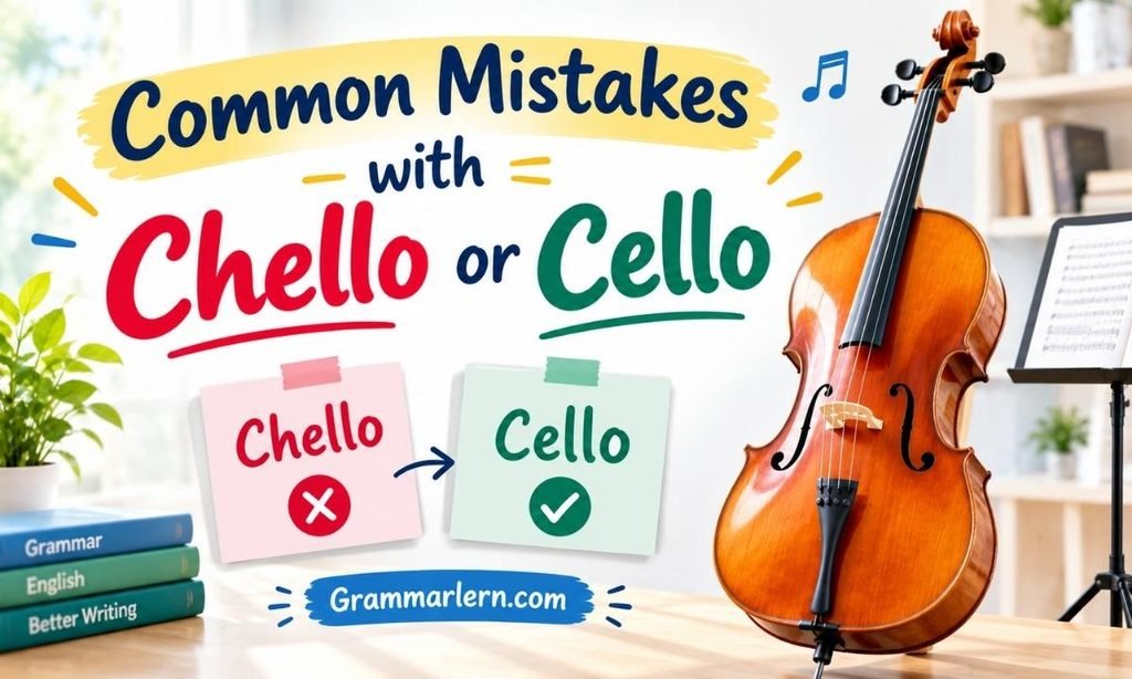 Common Mistakes with Chello or Cello