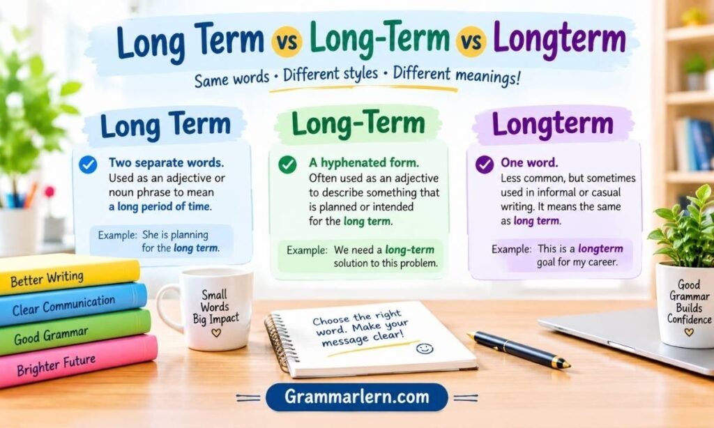 Long Term vs Long-Term vs Longterm